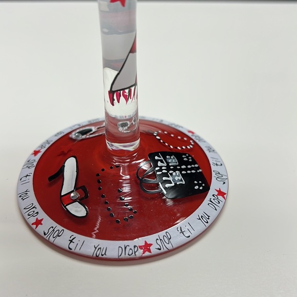 Lolita “Shop ‘Til You Drop “ martini glass - Picture 4 of 14